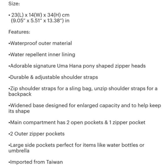 Waterproof Corgi Backpack Convertible Sling Bag main image 9